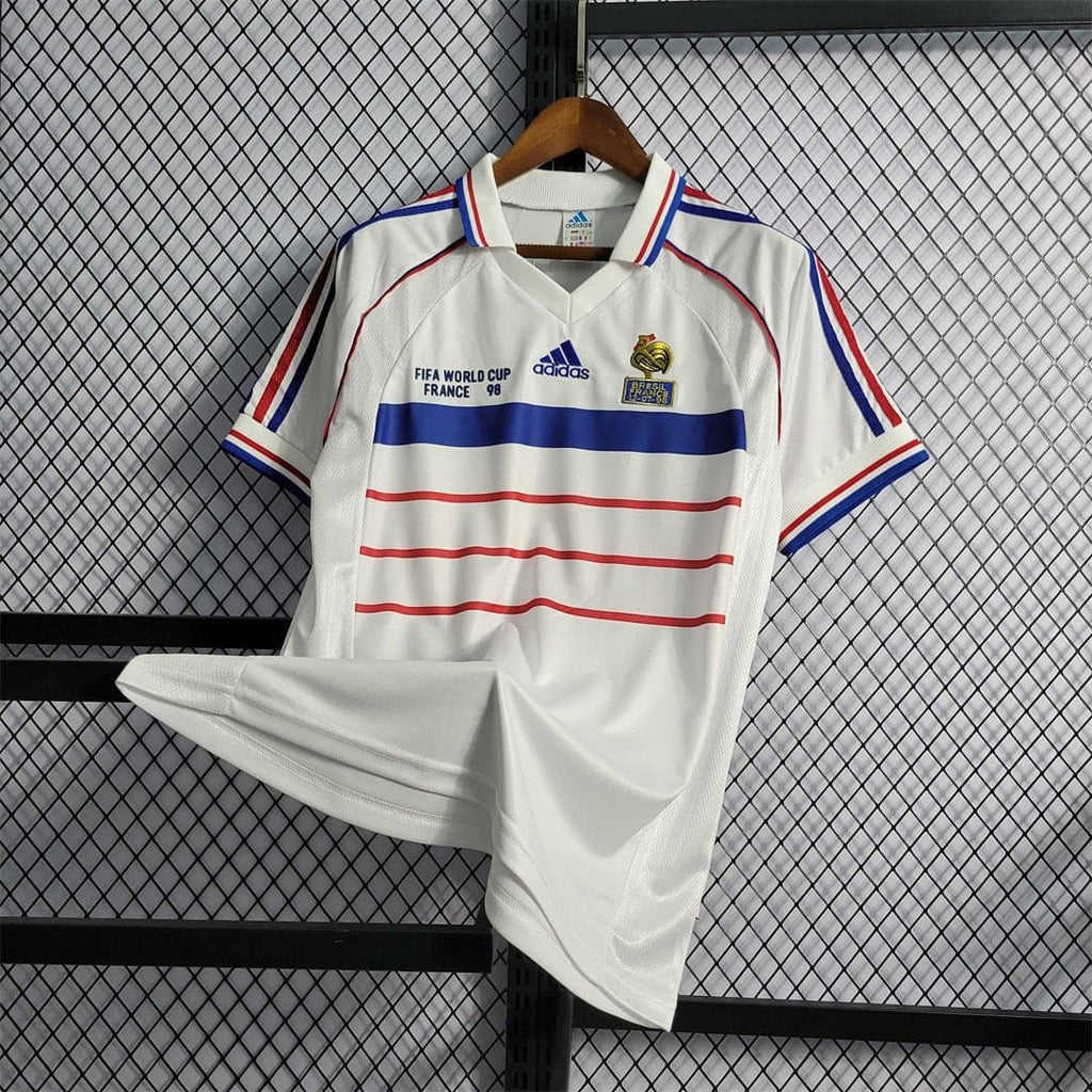 France 1998 Away Retro Football Jersey