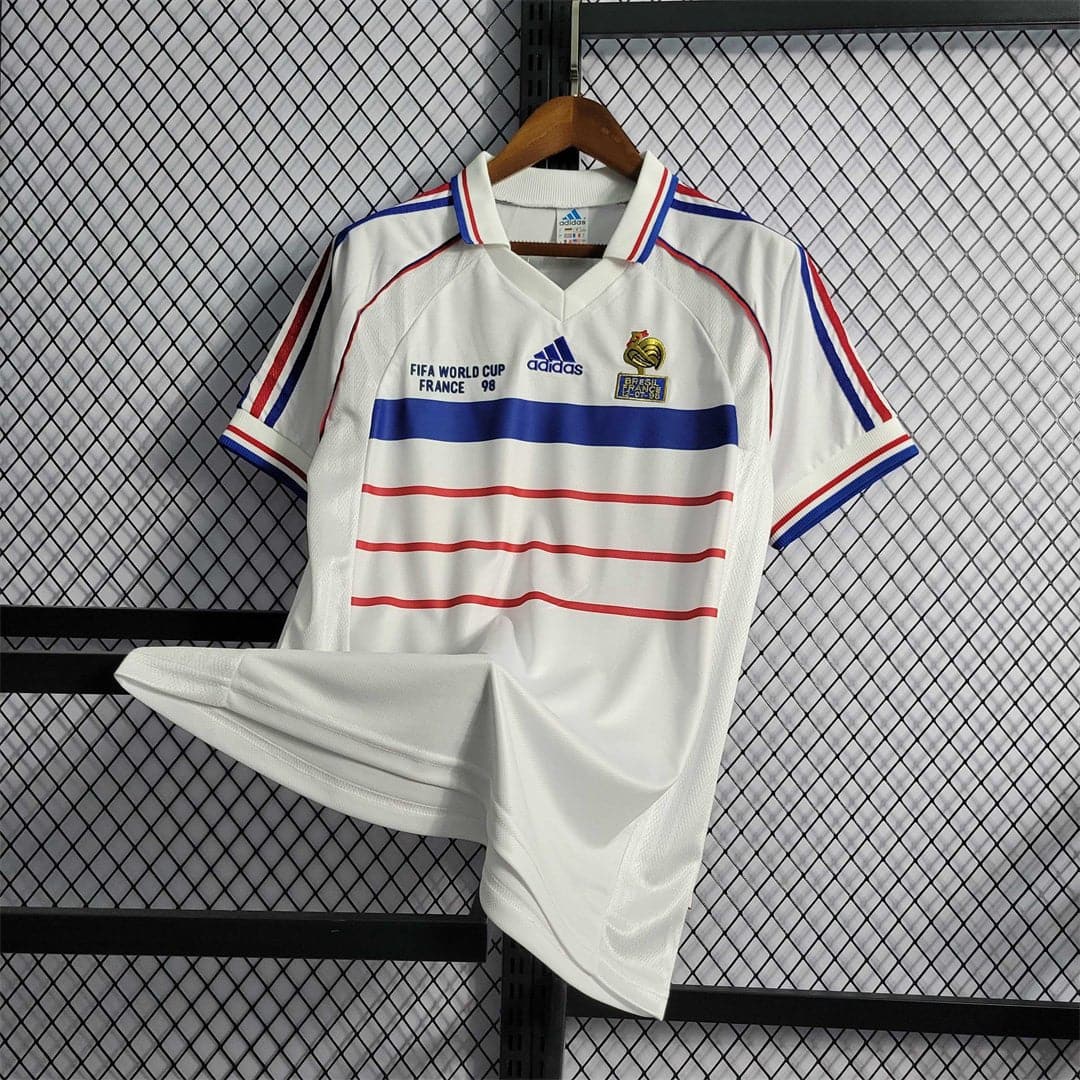 France 1998 Away Retro Football Jersey