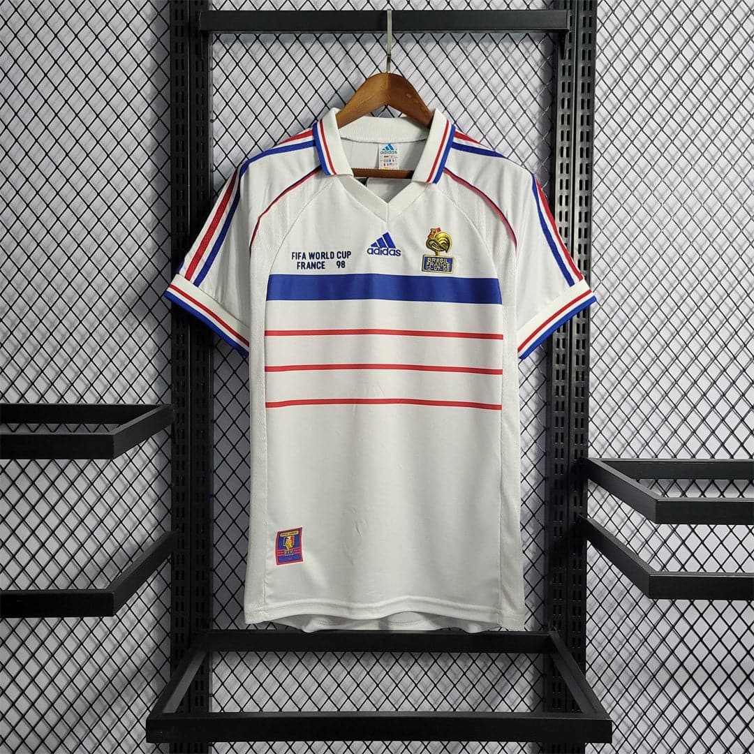 France 1998 Away Retro Football Jersey