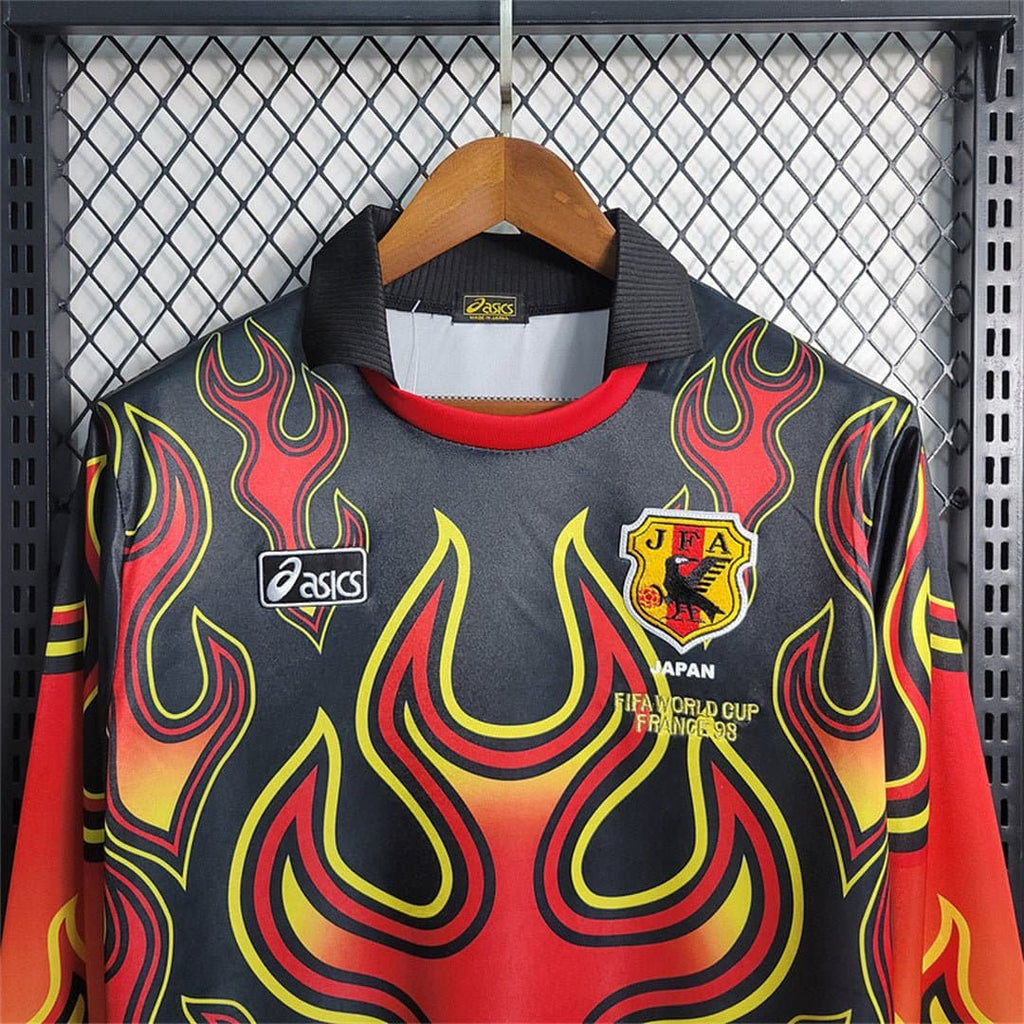 Japan 1998 Goalkeeper Retro Football Jersey