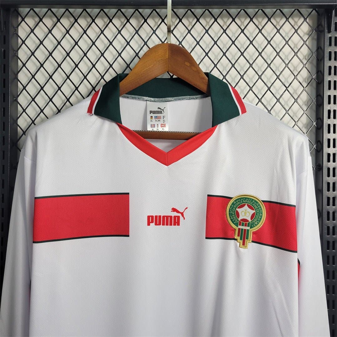 Morocco 1998 Away Retro Football Jersey