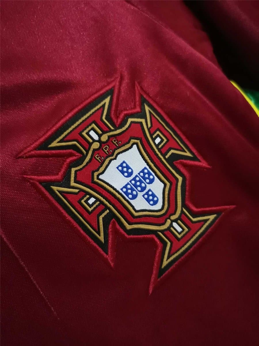 Portugal 1998 Home Retro Football Jersey