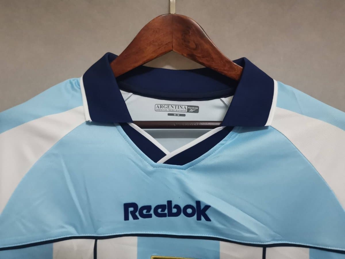 Argentina 2000 Home Retro Football Jersey