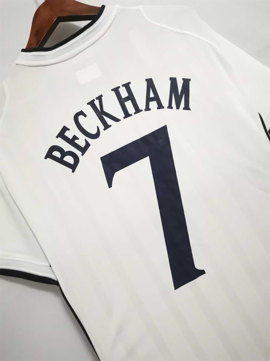 England 2002 Home Retro Football Jersey