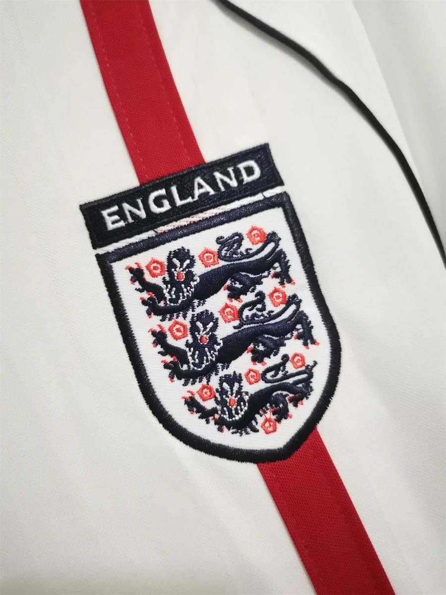 England 2002 Home Retro Football Jersey