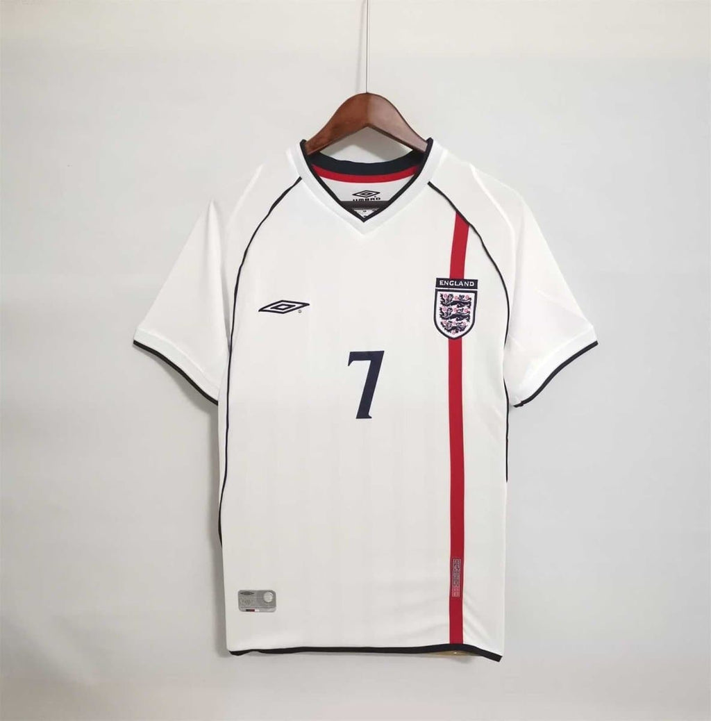 England 2002 Home Retro Football Jersey