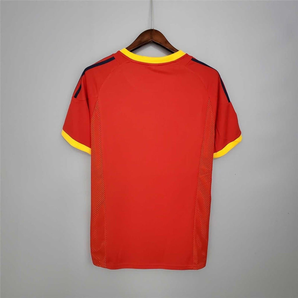 Spain 2002 Home Retro Football Jersey