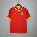 Spain 2002 Home Retro Football Jersey