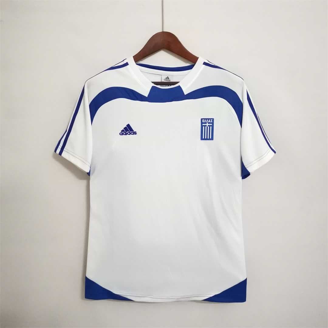 Greece 2004 Home Retro Football Jersey
