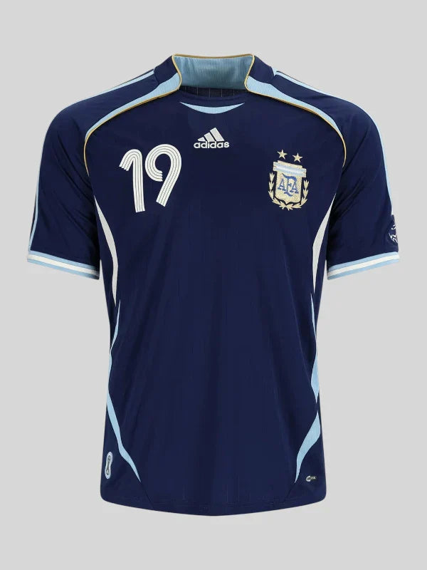Argentina 2006 Away Football Jersey Messi