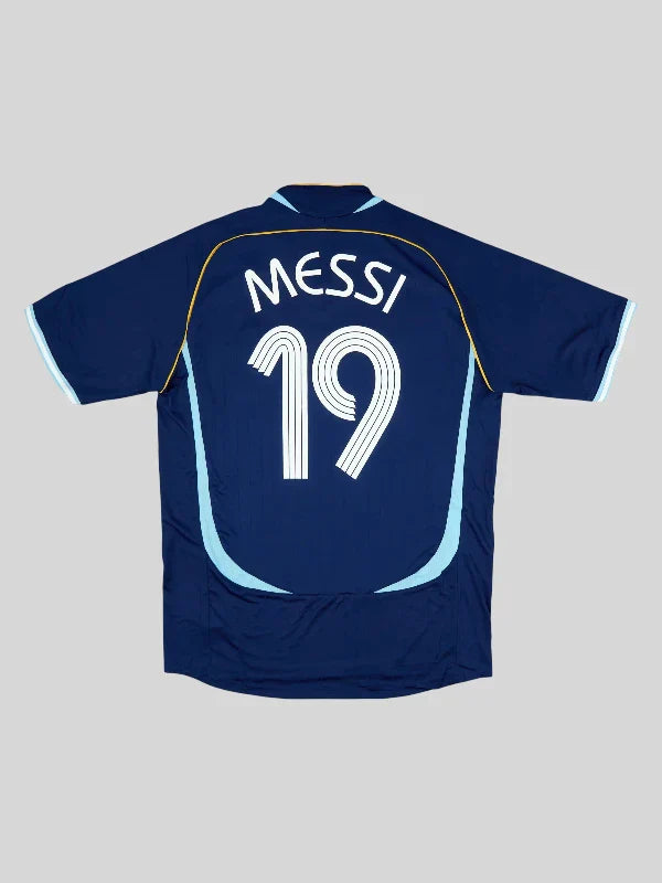 Argentina 2006 Away Football Jersey Messi