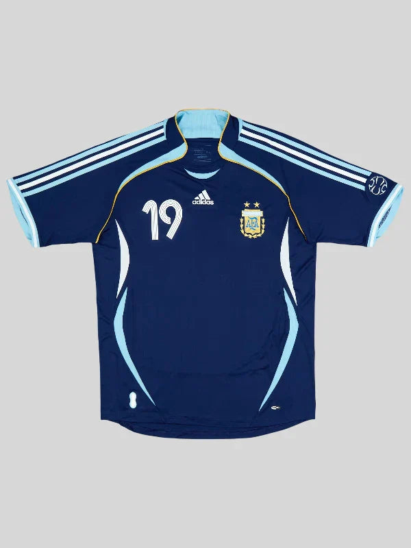Argentina 2006 Away Football Jersey Messi