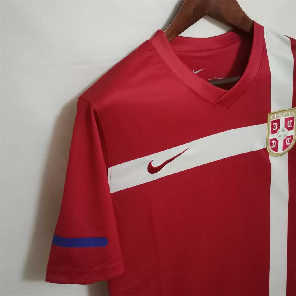 Serbia 2010 Home Retro Football Jersey
