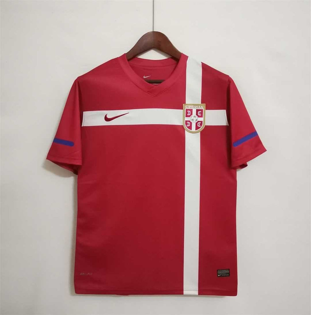 Serbia 2010 Home Retro Football Jersey
