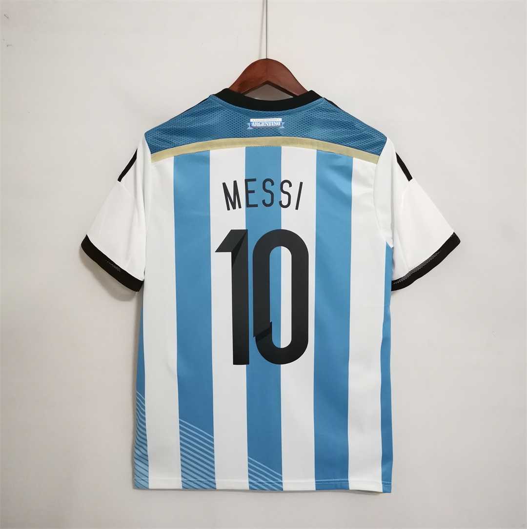 Argentina 2014 Home Retro Football Shirt