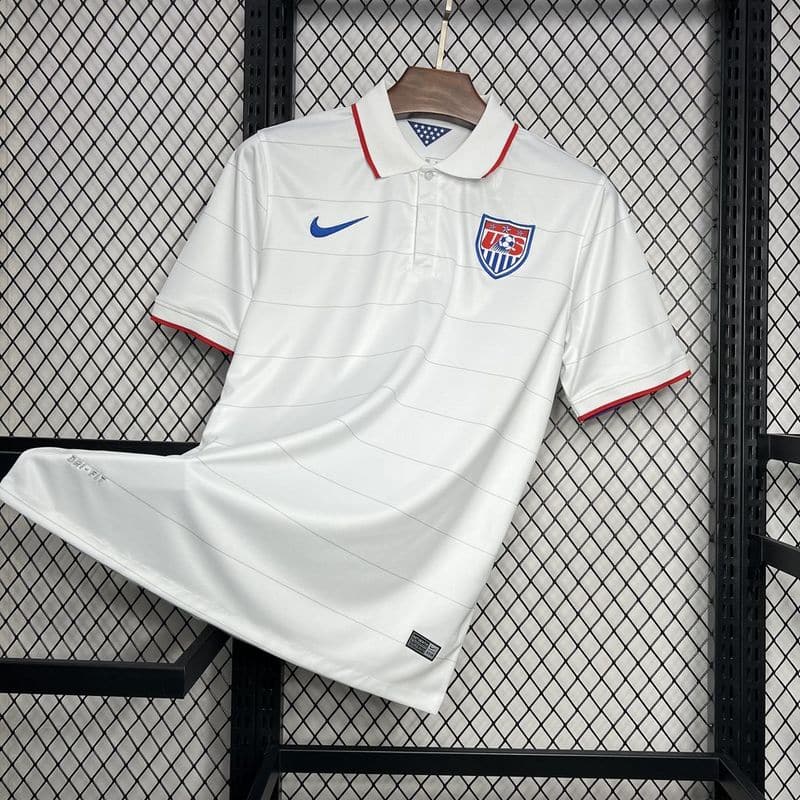 USA 2014 Home Retro Football Jersey