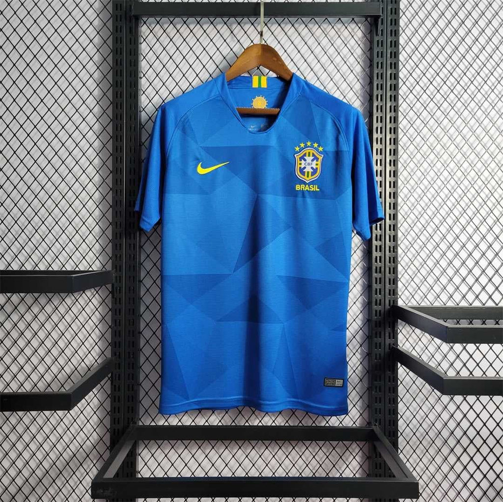 Brazil 2018 Away Retro Football Shirt