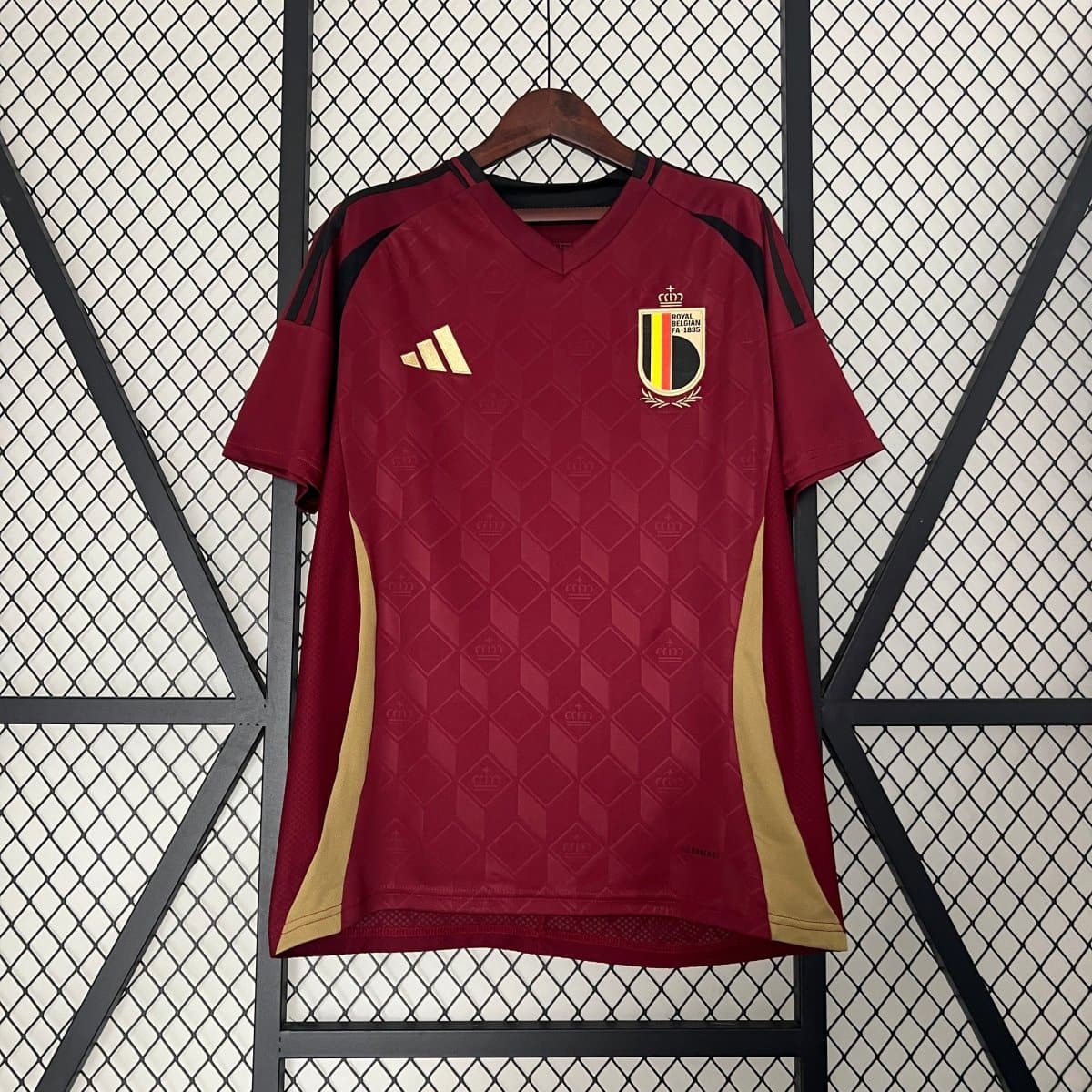 Belgium 2024 Retro Home Football Shirt