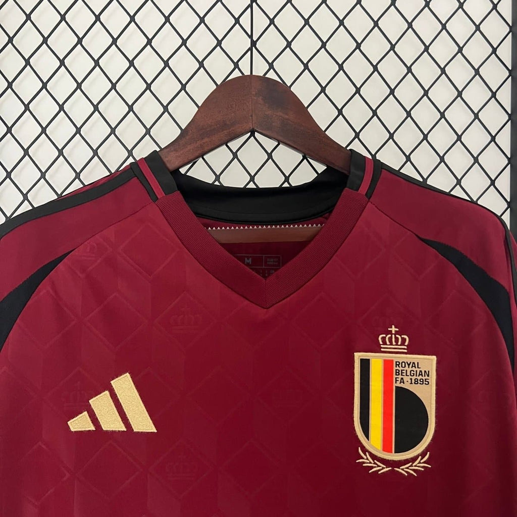 Belgium 2024 Retro Home Football Shirt