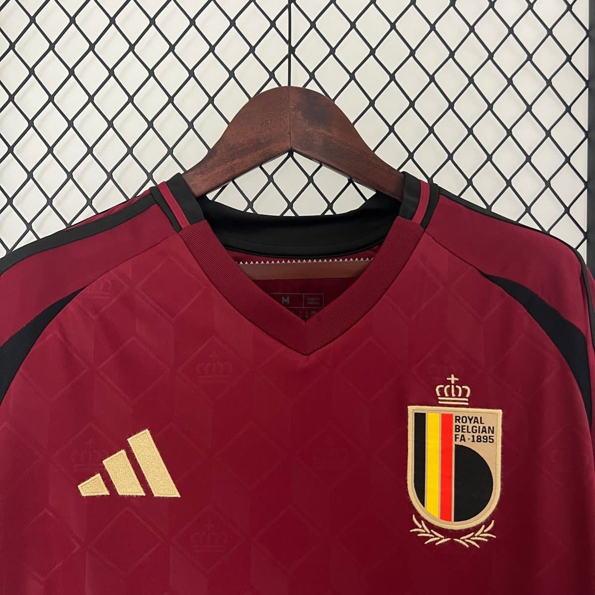 Belgium 2024 Retro Home Football Shirt
