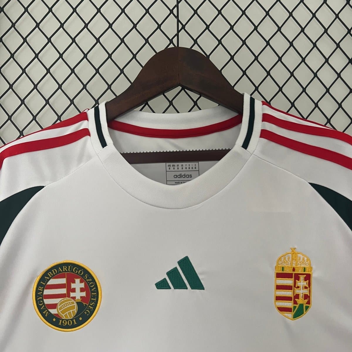 Hungary 2024 Retro Home Football Jersey