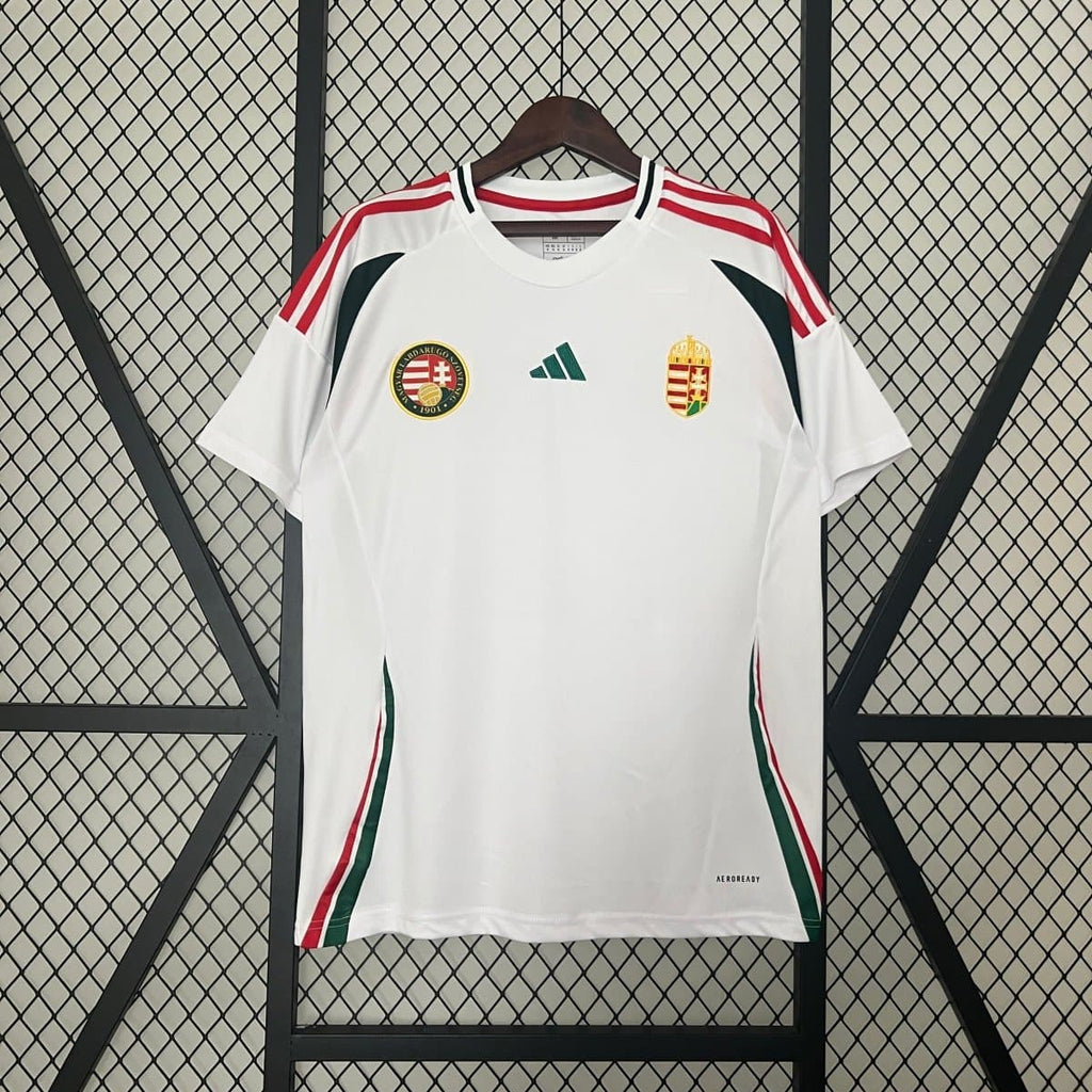 Hungary 2024 Retro Home Football Jersey