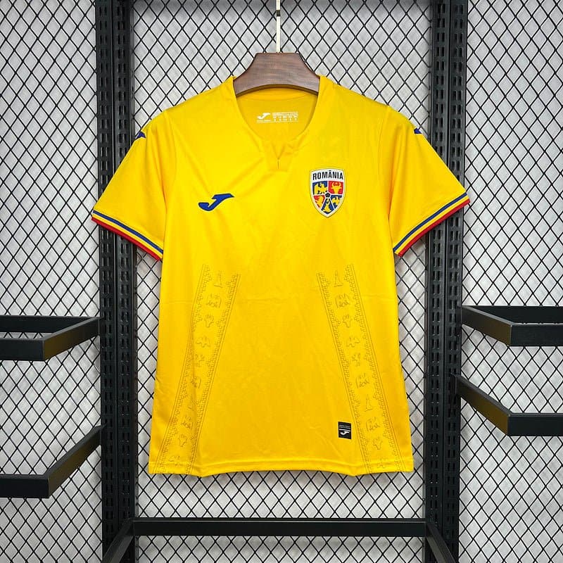 Romania 2024 Home Football Jersey