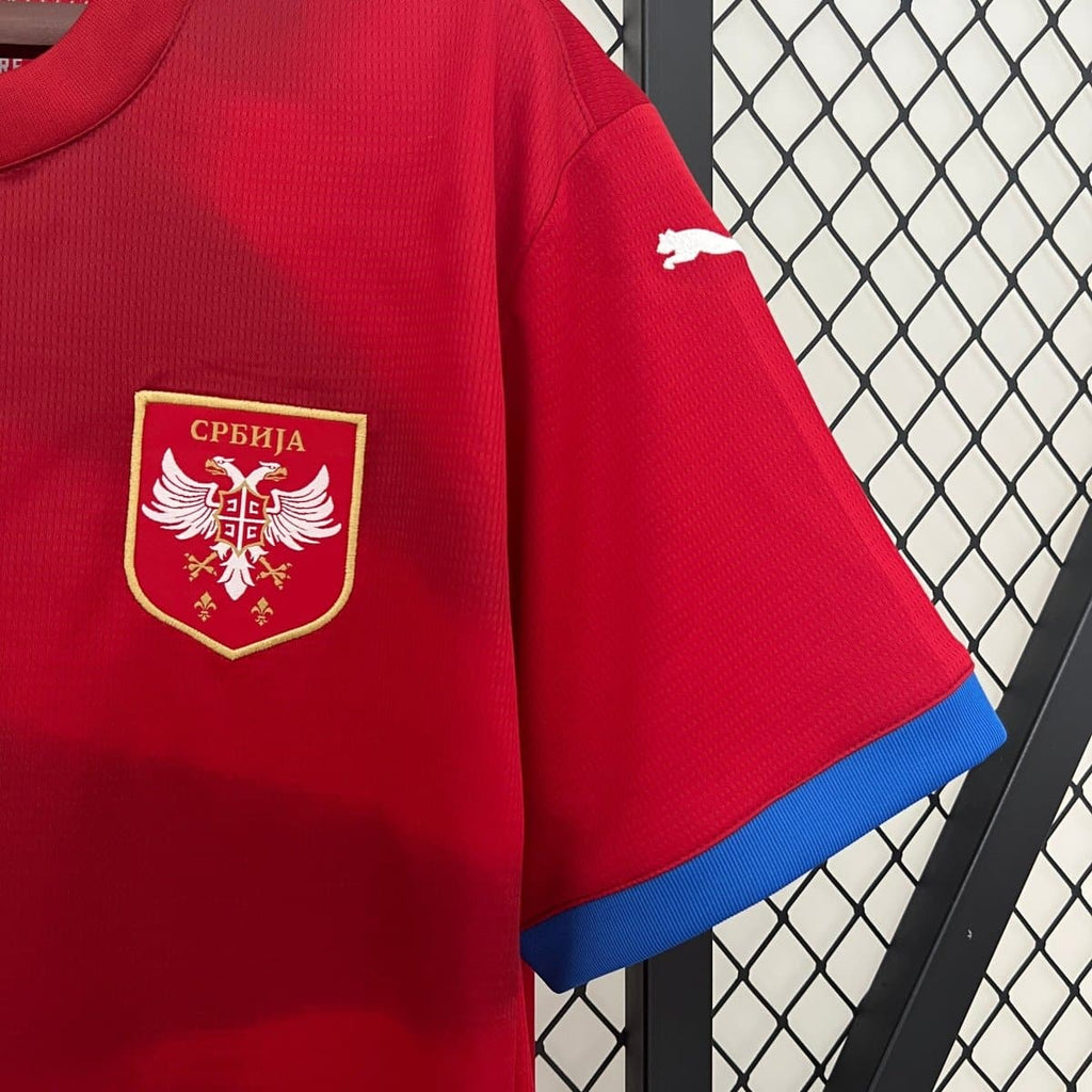 Serbia 2024 Home Football Jersey