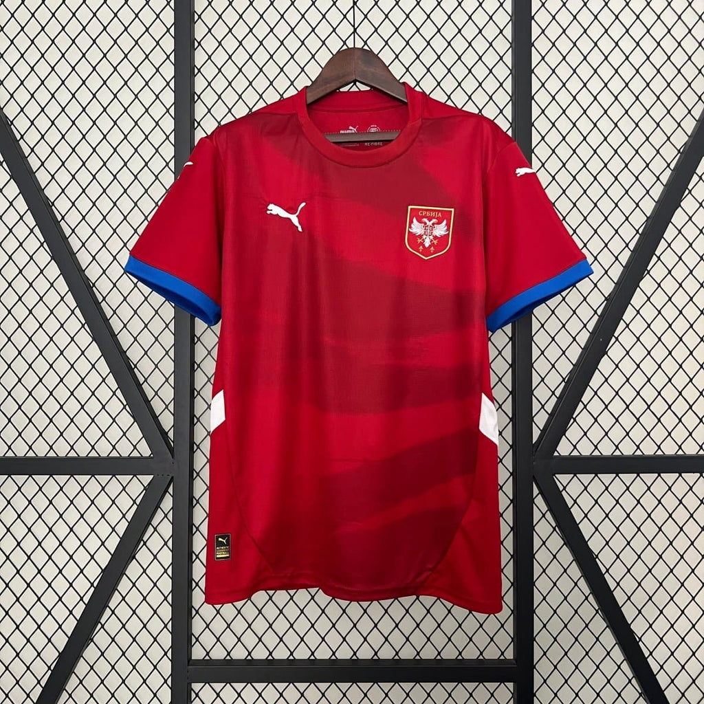 Serbia 2024 Home Football Jersey
