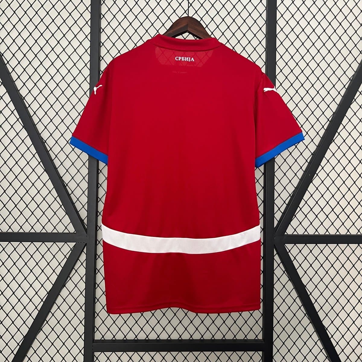 Serbia 2024 Home Football Jersey