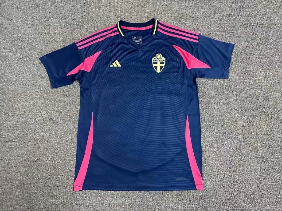 Sweden 2024 Retro Away Football Jersey