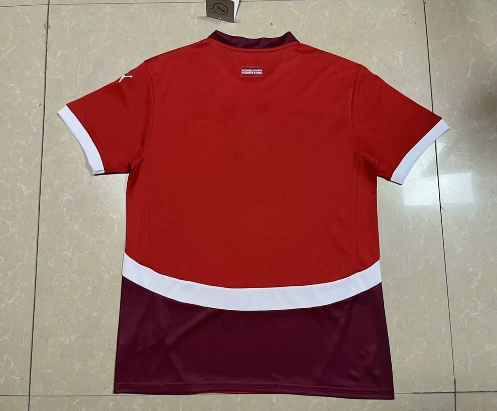 Switzerland 2024 Retro Home Football Jersey