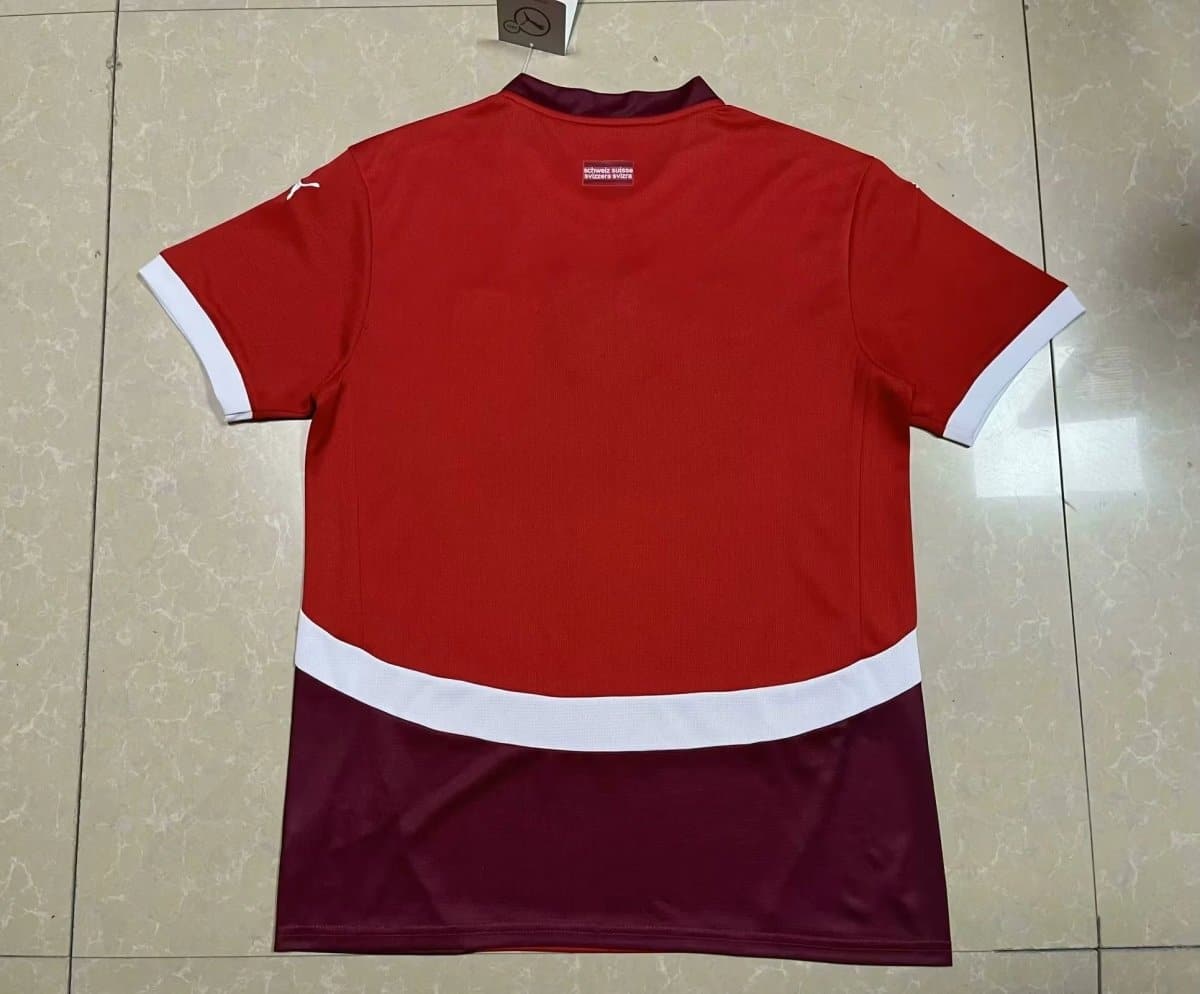 Switzerland 2024 Retro Home Football Jersey