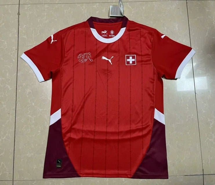 Switzerland 2024 Retro Home Football Jersey