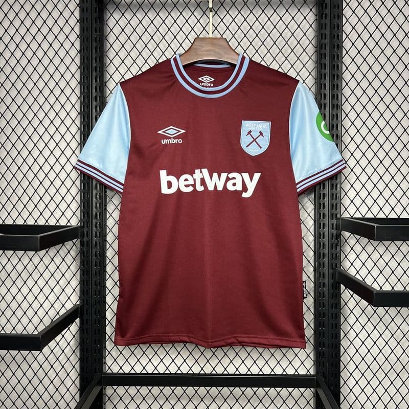 West Ham 2024-25 Home Football Shirt