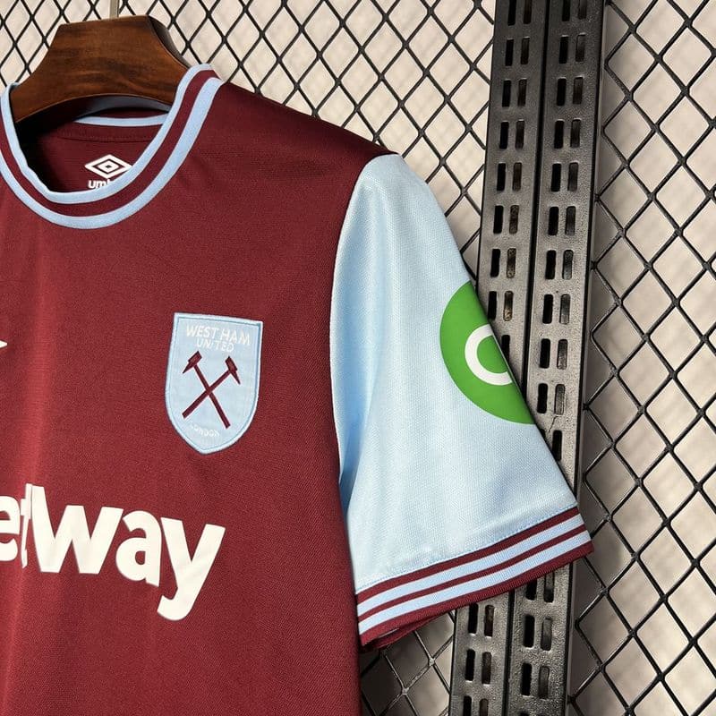 West Ham 2024-25 Home Football Shirt