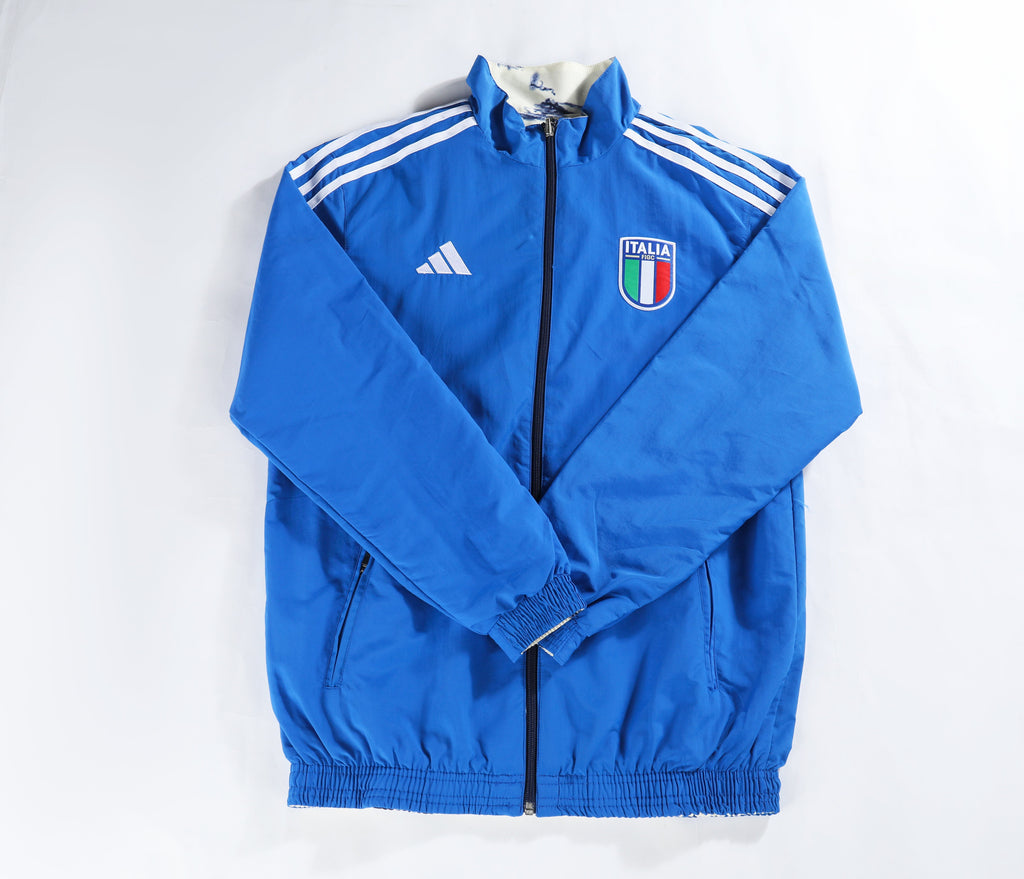 Italy Reversible Windbreaker (Marble and Blue)