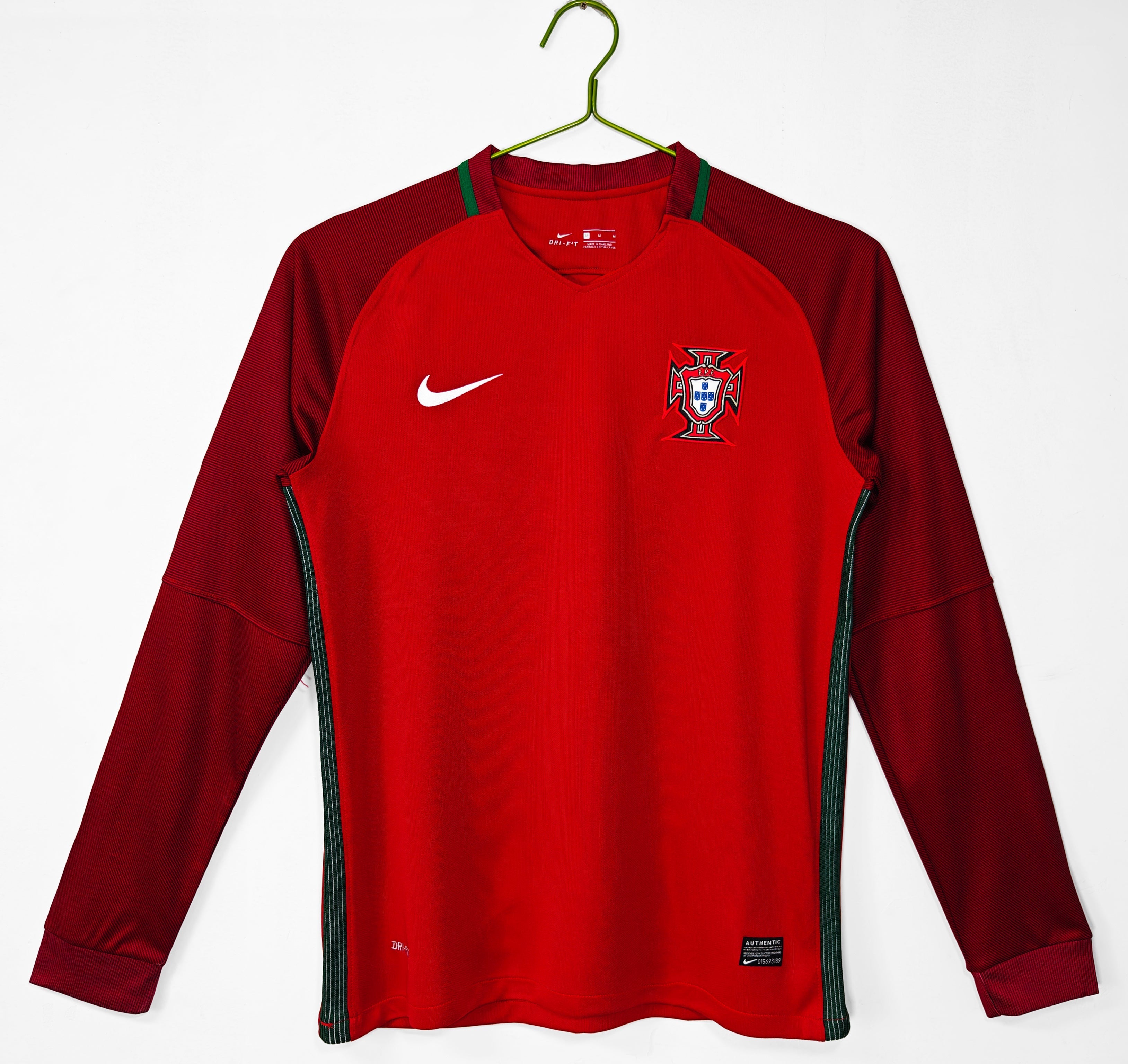 Portugal 2016 Long Sleeve Home Shirt
