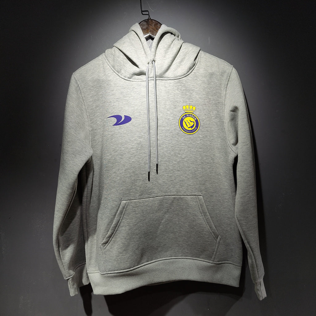 Al Nassr Signed Ronaldo Hoodie (Grey)