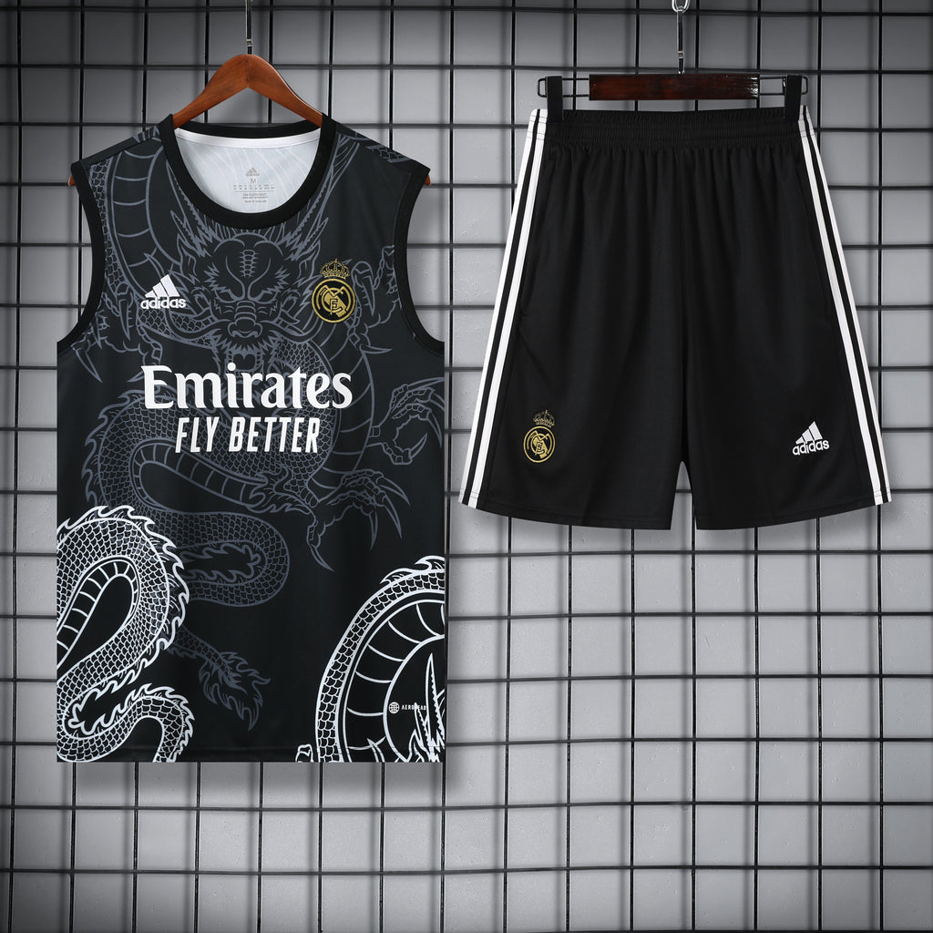 Real Madrid Dragon Training Vest (Black)