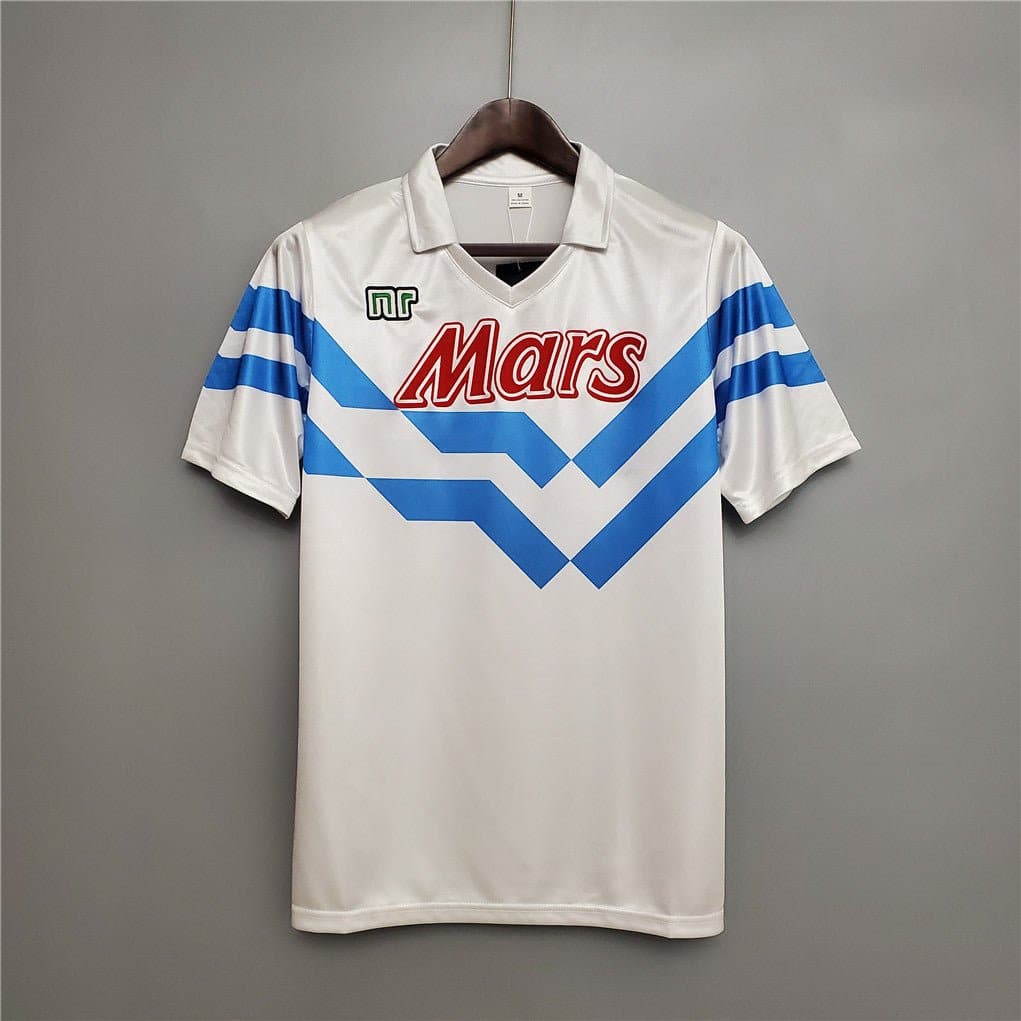 Napoli 1988-89 Away Retro Football Jersey