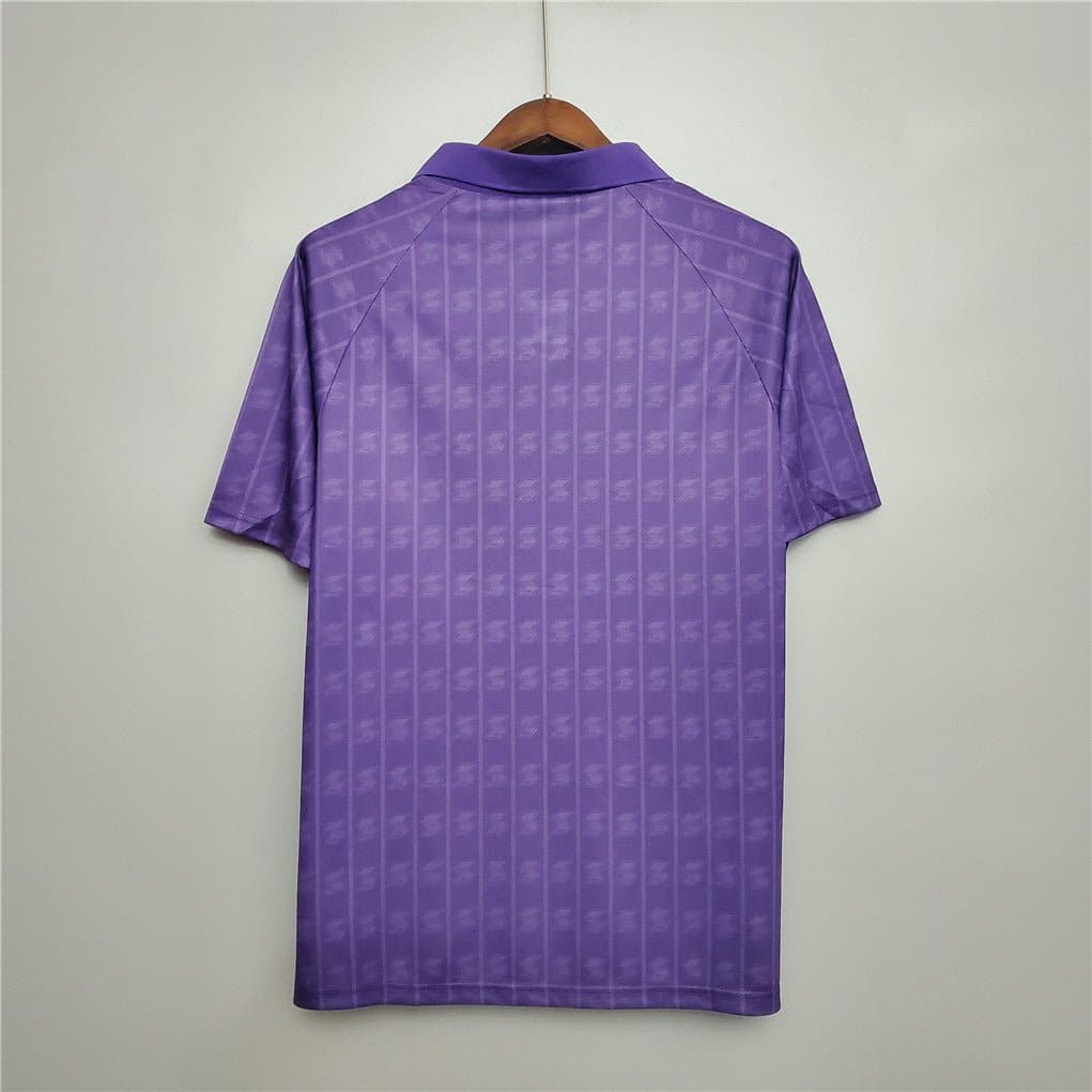 Fiorentina 1989-1990 Home Retro Football Jersey