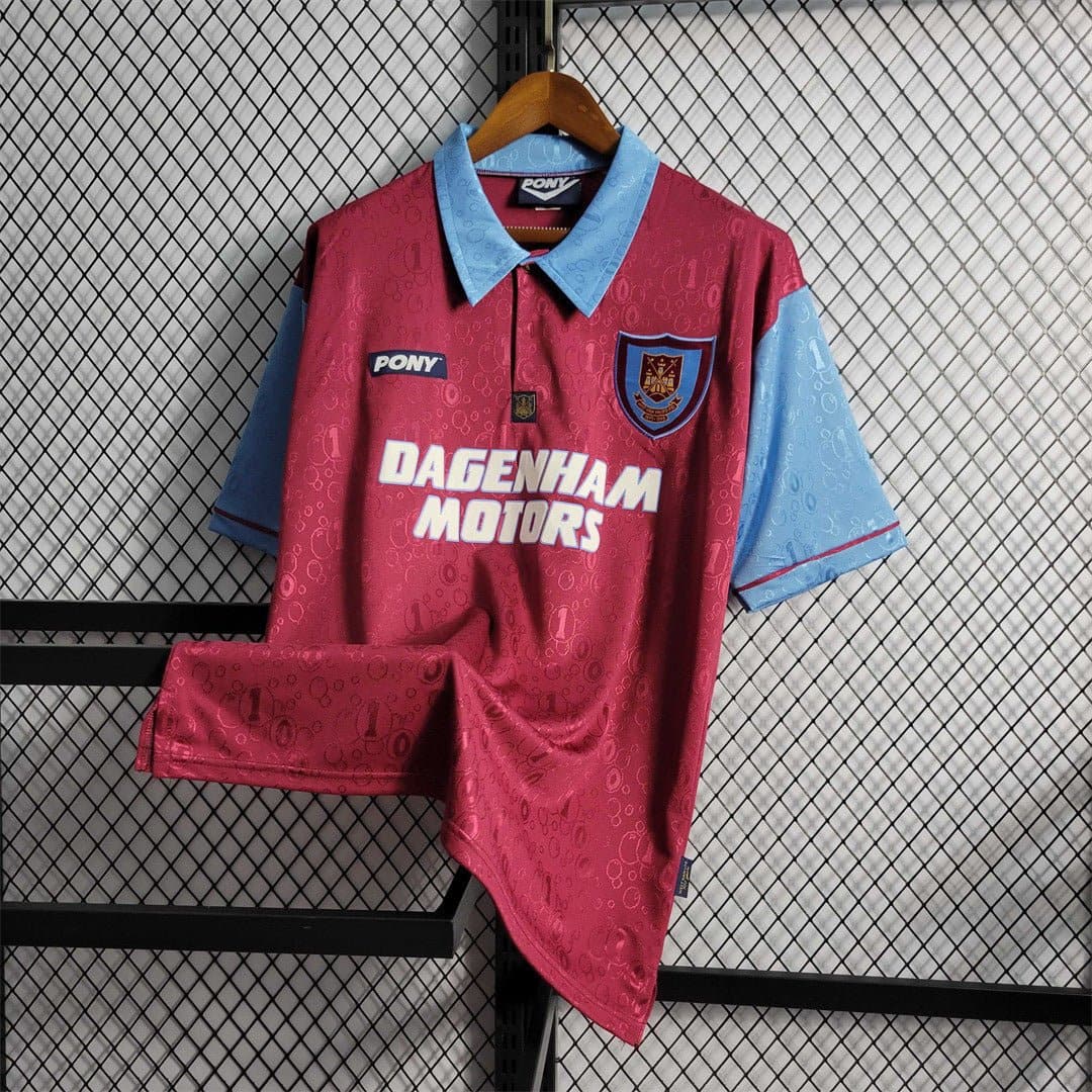 West Ham 1995-1997 Home Football Jersey