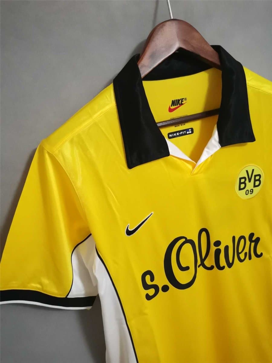 Borussia Dortmund 1998 Home Football Jersey