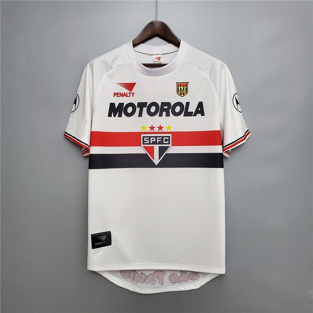 Sao Paulo 1999-2000 Home Football Jersey