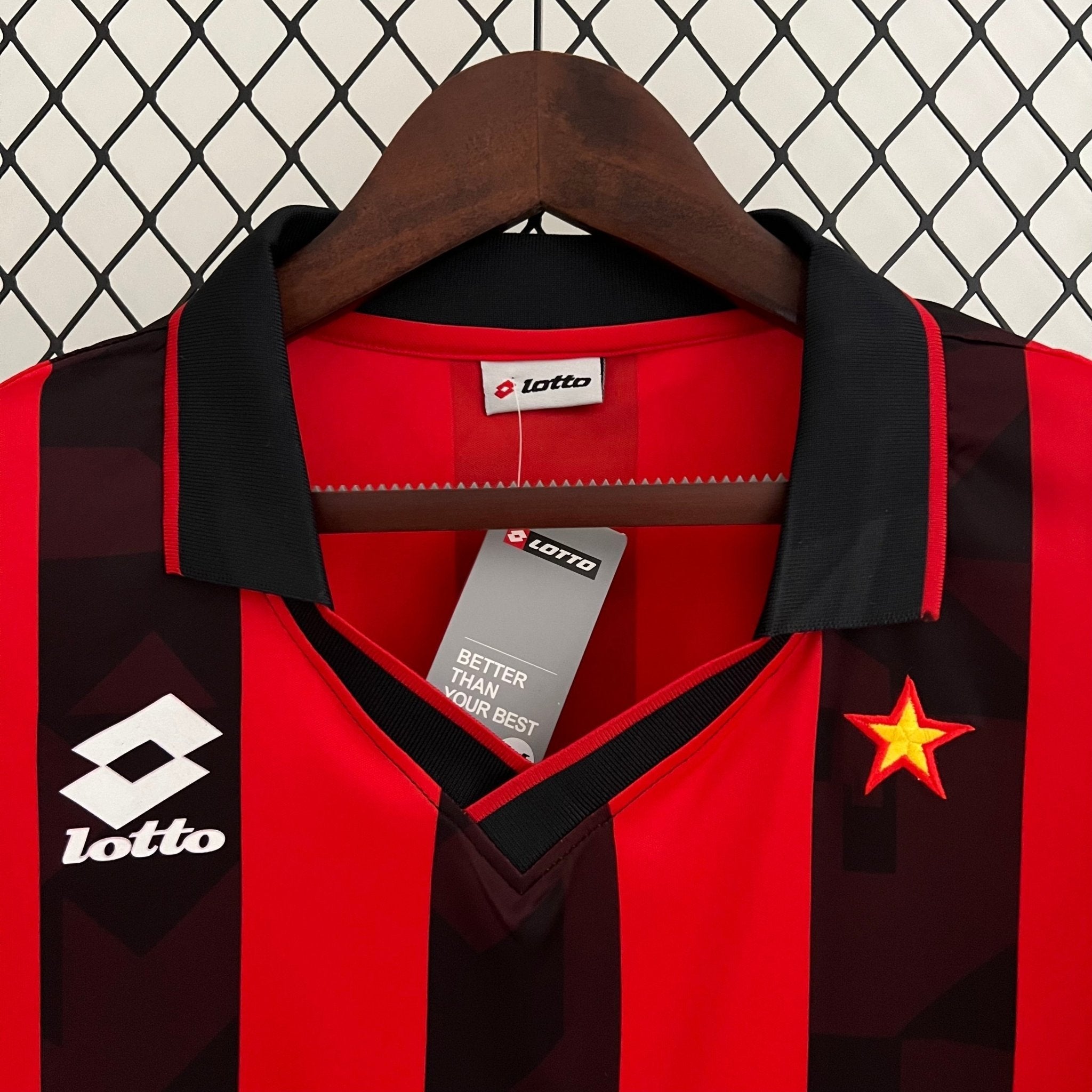 AC Milan 1988-1989 Home Football Jersey