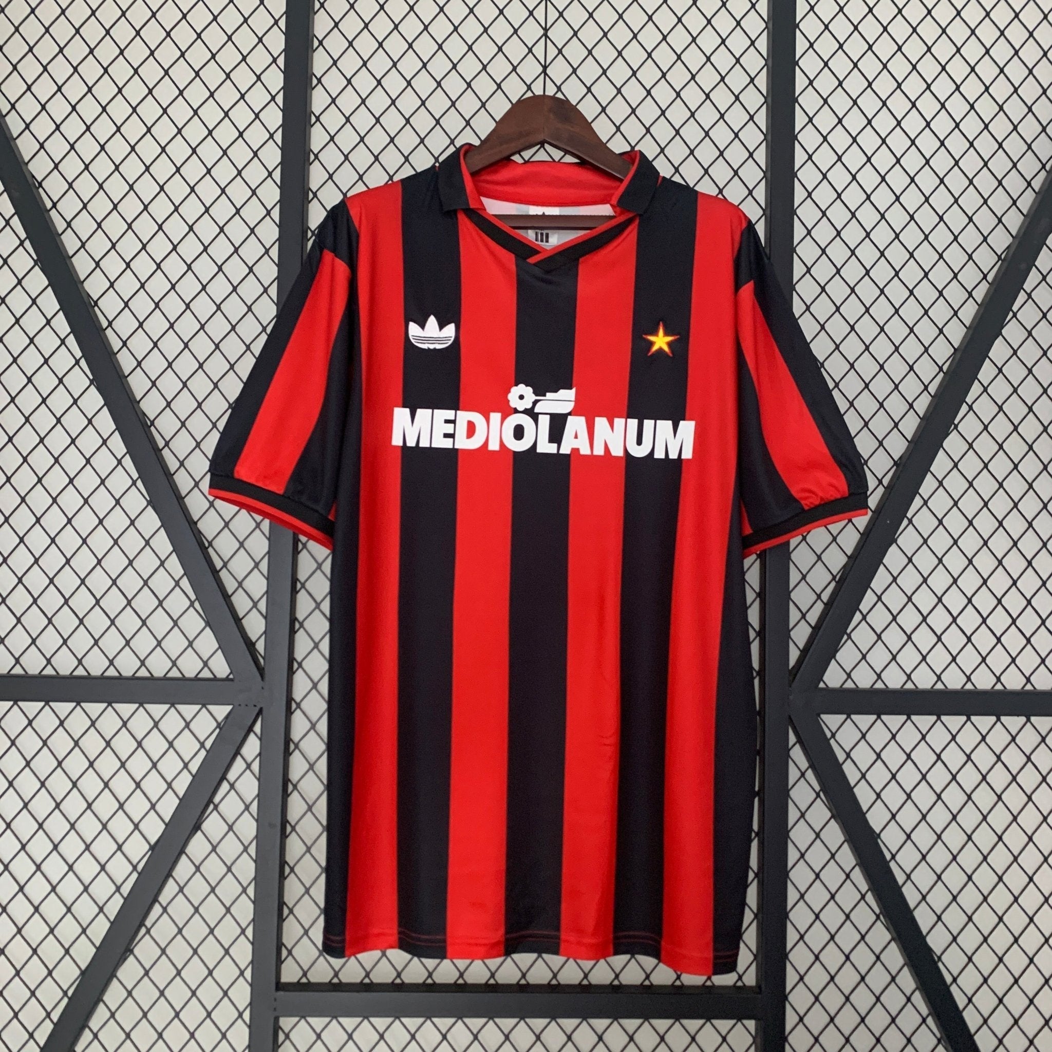 AC Milan 1990-1991 Home Football Jersey