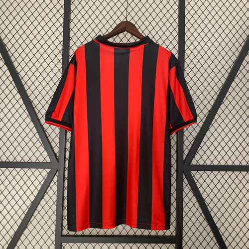AC Milan 1990-1991 Home Football Jersey