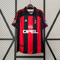 AC Milan 2000-2001 Home Football Jersey
