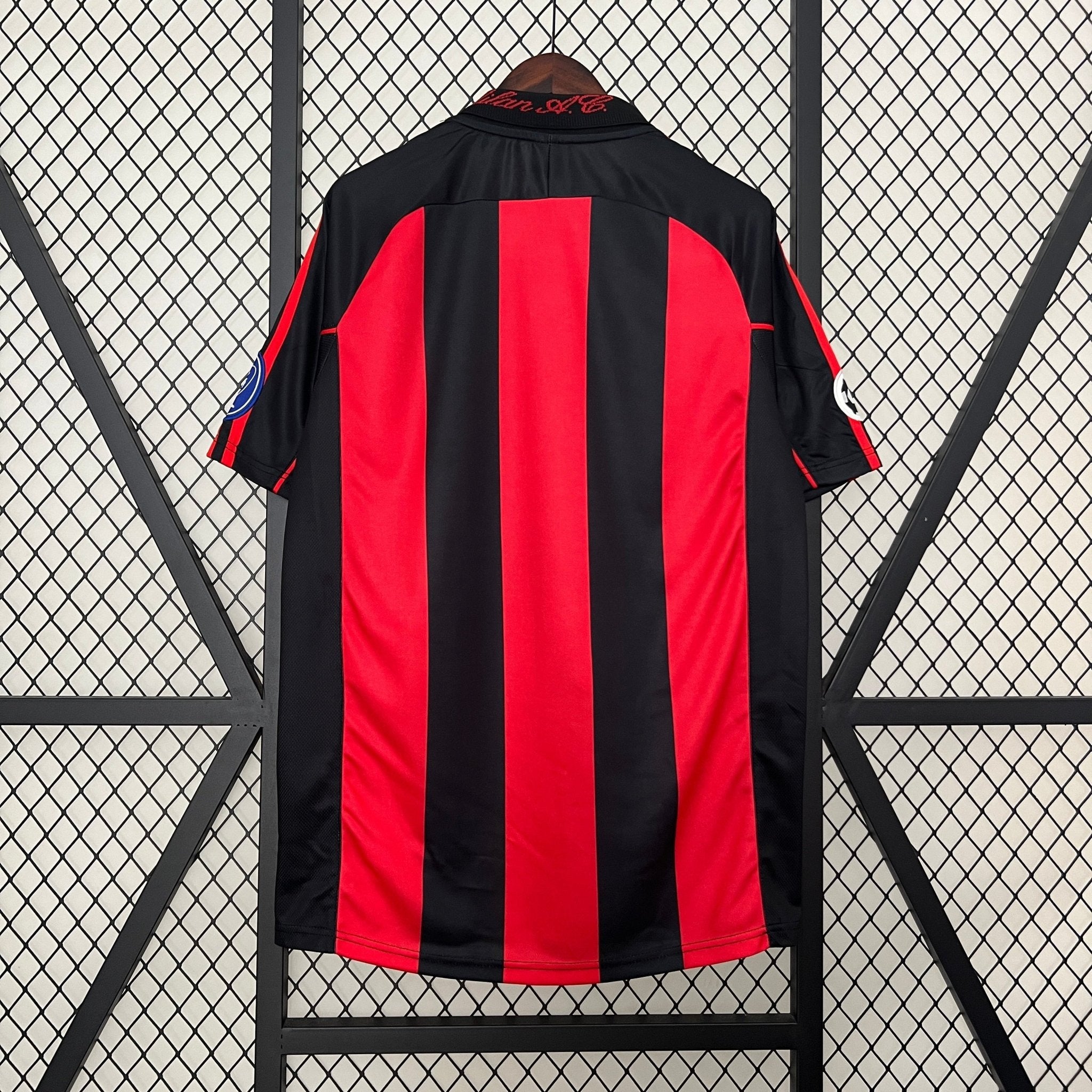 AC Milan 2000-2001 Home Football Jersey